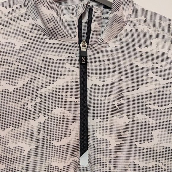 NEW TAGS ON Cutter & Buck Athletic 3/4 Zip in White Camo Sz S - Picture 6 of 9